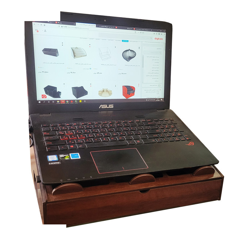 پایه نگهدارنده لپ تاپ مدل LS02 پایه نگهدارنده لپ تاپ مدل LS02