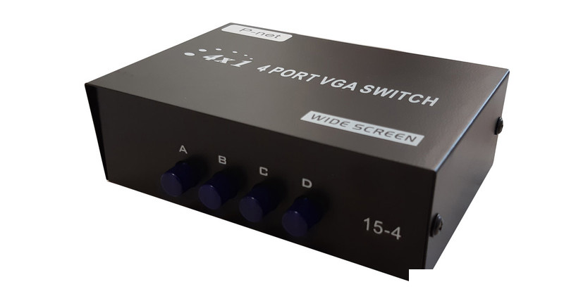 سوییچ چهار پورت VGA مدل VGA-15-4 سوییچ چهار پورت VGA مدل VGA-15-4