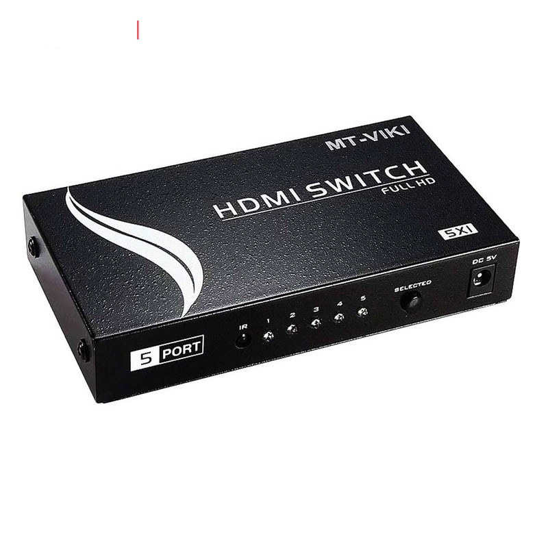 سوییچ پنج پورت HDMI ام تی ویکی مدل MT-SW501MH سوییچ پنج پورت HDMI ام تی ویکی مدل MT-SW501MH