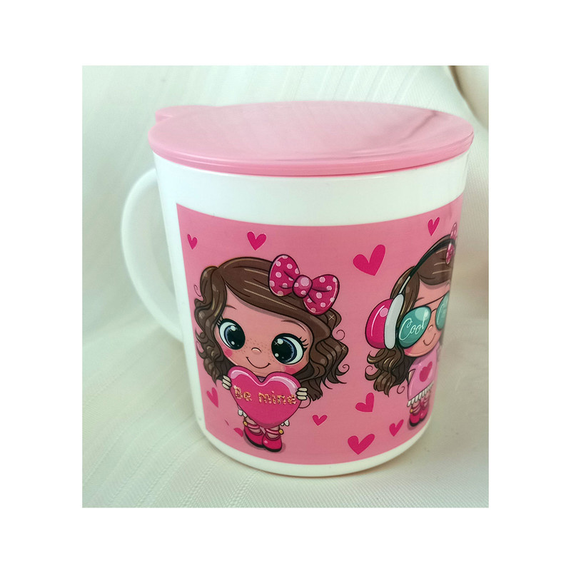 لیوان کودک طرح دختران کوچک کد GIRL-666 لیوان کودک طرح دختران کوچک کد GIRL-666