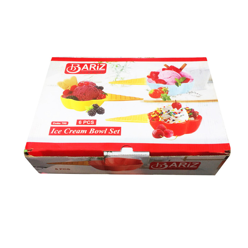 بستنی خوری باریز مدل بستنی قیفی کد 30 مجموعه 6 عددی بستنی خوری باریز مدل بستنی قیفی کد 30 مجموعه 6 عددی