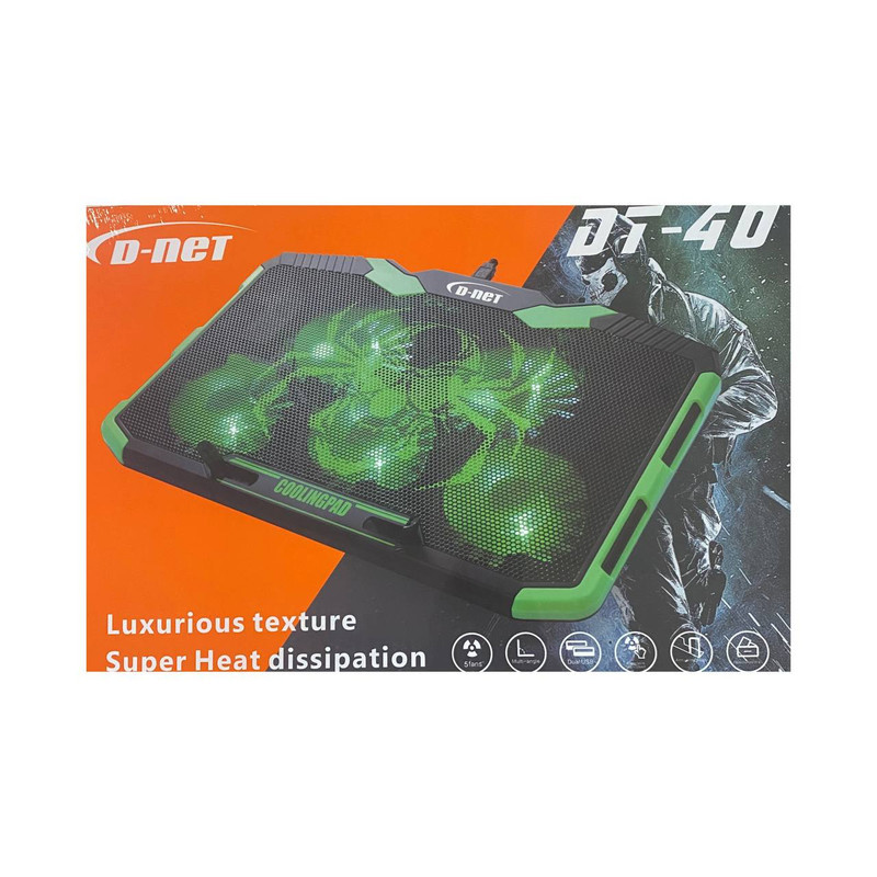پایه خنک کننده لپ تاپ دی نت مدل dt-40 پایه خنک کننده لپ تاپ دی نت مدل dt-40