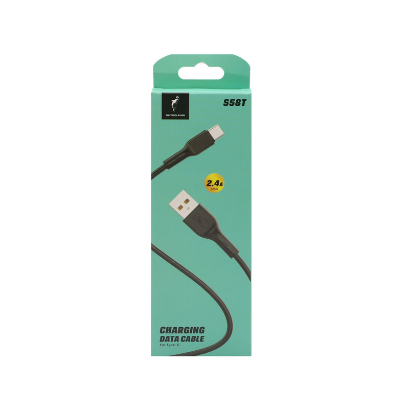 کابل تبدیل USB به USB-C اسکای دلفین مدل S58T طول 1 متر