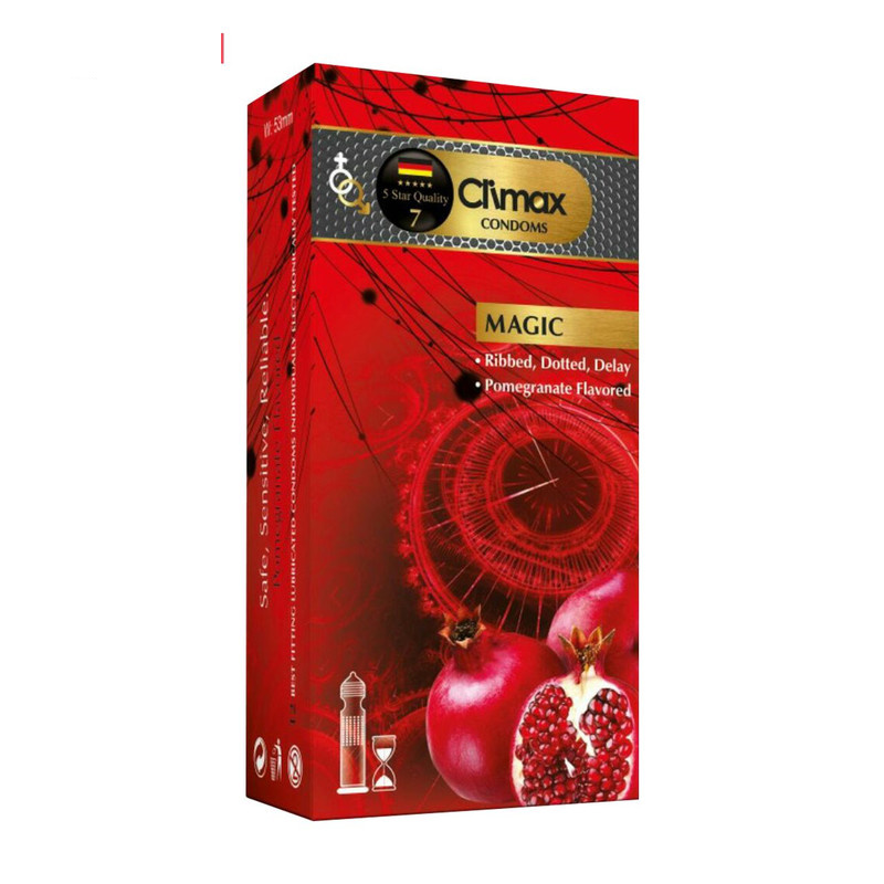 کاندوم کلایمکس مدل Magic بسته 12 عددی به همراه کاندوم مدل Gift کاندوم کلایمکس مدل Magic بسته 12 عددی به همراه کاندوم مدل Gift