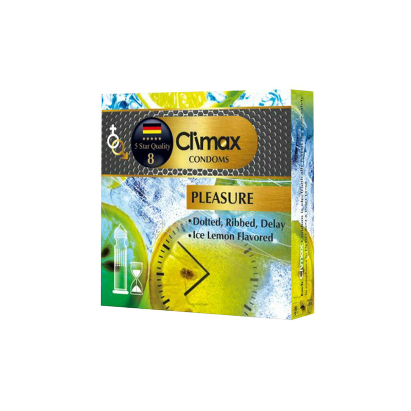 کاندوم کلایمکس مدل pleasure بسته 3 عددی به همراه کاندوم مدل Gift کاندوم کلایمکس مدل pleasure بسته 3 عددی به همراه کاندوم مدل Gift