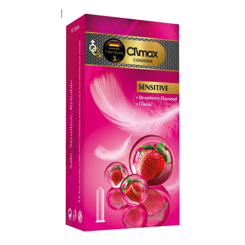 کاندوم کلایمکس مدل Sensitive بسته 12 عددی به همراه کاندوم مدل Gift کاندوم کلایمکس مدل Sensitive بسته 12 عددی به همراه کاندوم مدل Gift