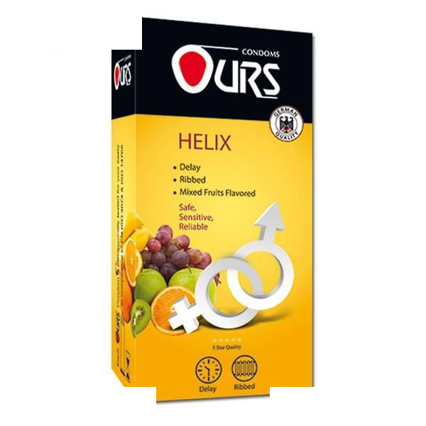کاندوم اورز مدل HELIX بسته 12 عددی به همراه کاندوم مدل CLASIC بسته 12 عددی کاندوم اورز مدل HELIX بسته 12 عددی به همراه کاندوم مدل CLASIC بسته 12 عددی