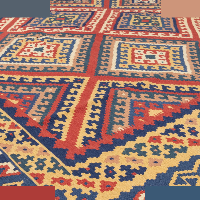 گلیم دست بافت دوازده متری سی پرشیا کد 171676 گلیم دست بافت دوازده متری سی پرشیا کد 171676