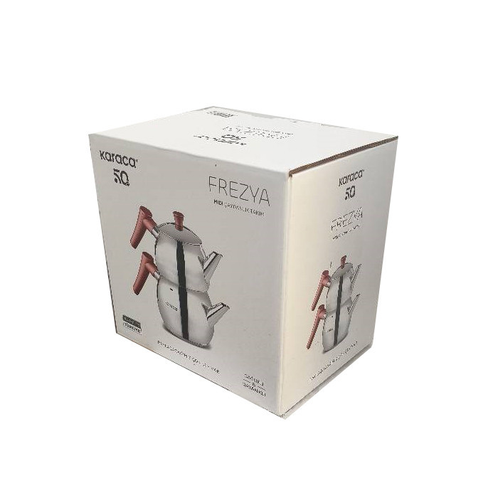 ست کتری و قوری کاراجا مدل Frezya گنجایش کتری 1.6 لیتر گنجایش قوری 1 لیتر ست کتری و قوری کاراجا مدل Frezya گنجایش کتری 1.6 لیتر گنجایش قوری 1 لیتر
