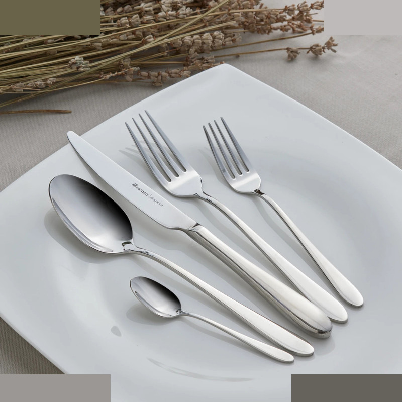 سرویس قاشق و چنگال 60 پارچه 12 نفره کاراجا مدل Silas Elegance سرویس قاشق و چنگال 60 پارچه 12 نفره کاراجا مدل Silas Elegance