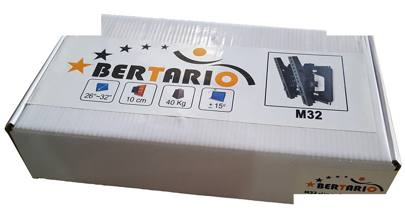پایه دیواری برتاریو مدل M32 مناسب برای تلویزیون های 26 تا 32 اینچی پایه دیواری برتاریو مدل M32 مناسب برای تلویزیون های 26 تا 32 اینچی