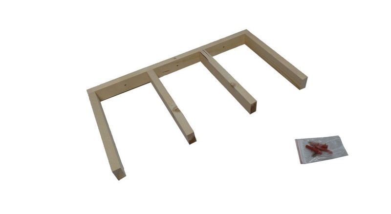 شلف دیواری سایز 60X30 رنگ راش شلف دیواری سایز 60X30 رنگ راش