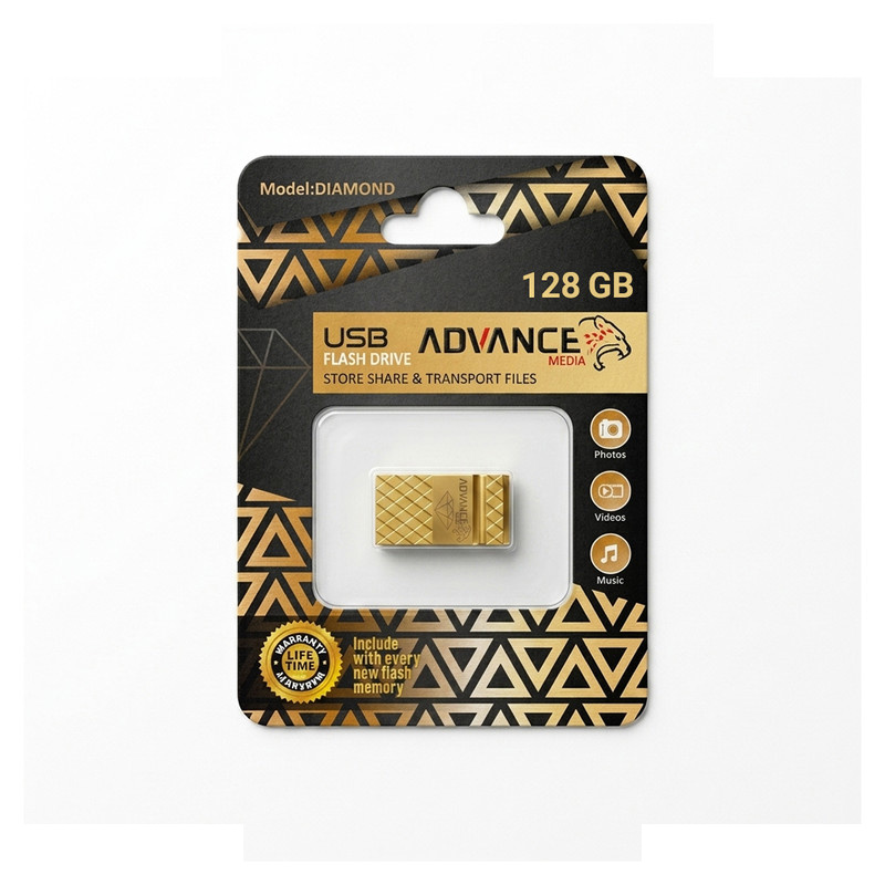 فلش مموری ادونس مدل DIAMOND ظرفیت 128 گیگابایت با رابط USB فلش مموری ادونس مدل DIAMOND ظرفیت 128 گیگابایت با رابط USB