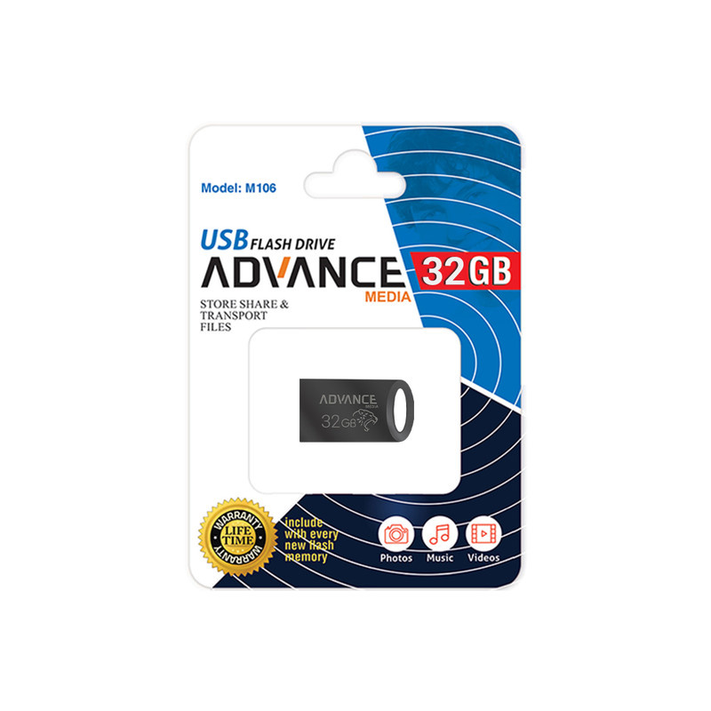 فلش مموری ادونس مدل M-106 ظرفیت 32 گیگابایت با رابط USB فلش مموری ادونس مدل M-106 ظرفیت 32 گیگابایت با رابط USB
