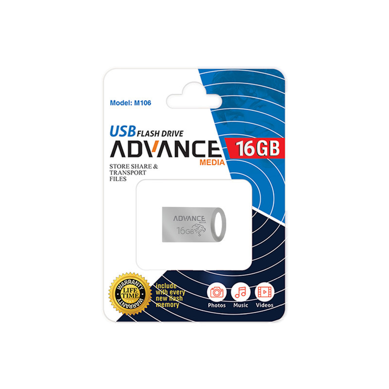 فلش مموری ادونس مدل M-106 ظرفیت 16 گیگابایت با رابط USB فلش مموری ادونس مدل M-106 ظرفیت 16 گیگابایت با رابط USB