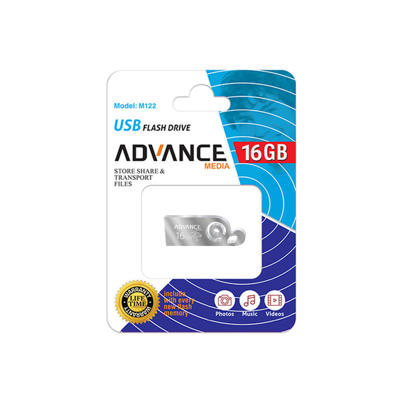 فلش مموری ادونس مدل M-122 ظرفیت 16 گیگابایت با رابط USB فلش مموری ادونس مدل M-122 ظرفیت 16 گیگابایت با رابط USB