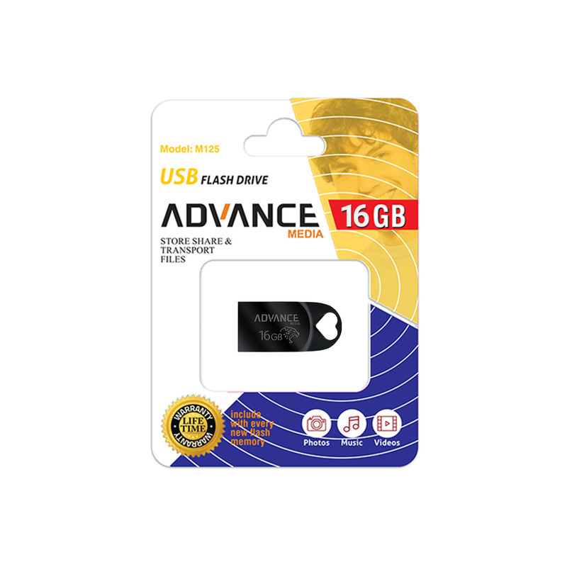 فلش مموری ادونس مدل M-125 ظرفیت 16 گیگابایت با رابط USB فلش مموری ادونس مدل M-125 ظرفیت 16 گیگابایت با رابط USB