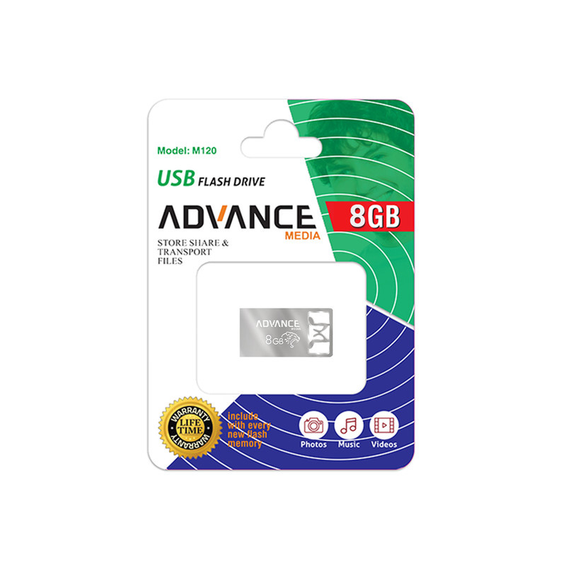فلش مموری ادونس مدل M-120 ظرفیت 8 گیگابایت با رابط USB فلش مموری ادونس مدل M-120 ظرفیت 8 گیگابایت با رابط USB