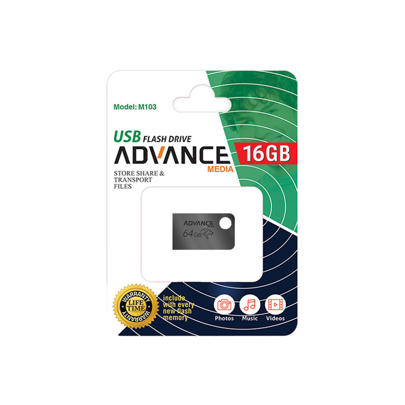 فلش مموری ادونس مدل M-103 ظرفیت 16 گیگابایت با رابط USB فلش مموری ادونس مدل M-103 ظرفیت 16 گیگابایت با رابط USB
