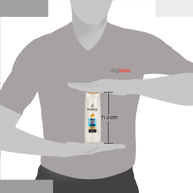 شامپو و نرم کننده مو پنتن سری PRO-V مدل Classic Clean 2 In 1 حجم 400 میلی لیتر شامپو و نرم کننده مو پنتن سری PRO-V مدل Classic Clean 2 In 1 حجم 400 میلی لیتر
