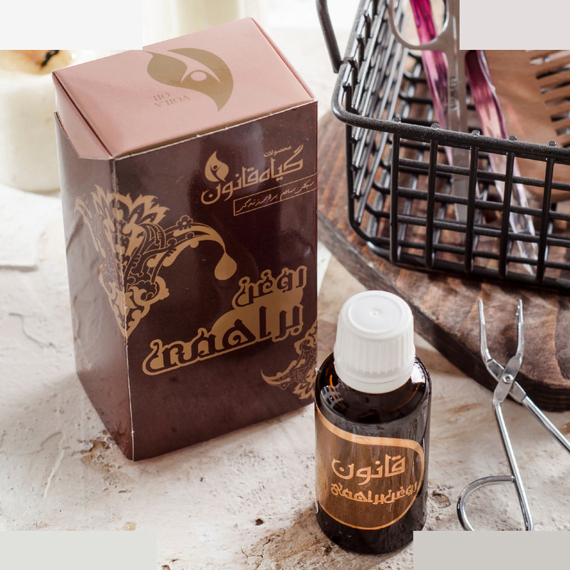 روغن مو گیاه قانون مدل براهمی حجم 30 میلی لیتر روغن مو گیاه قانون مدل براهمی حجم 30 میلی لیتر