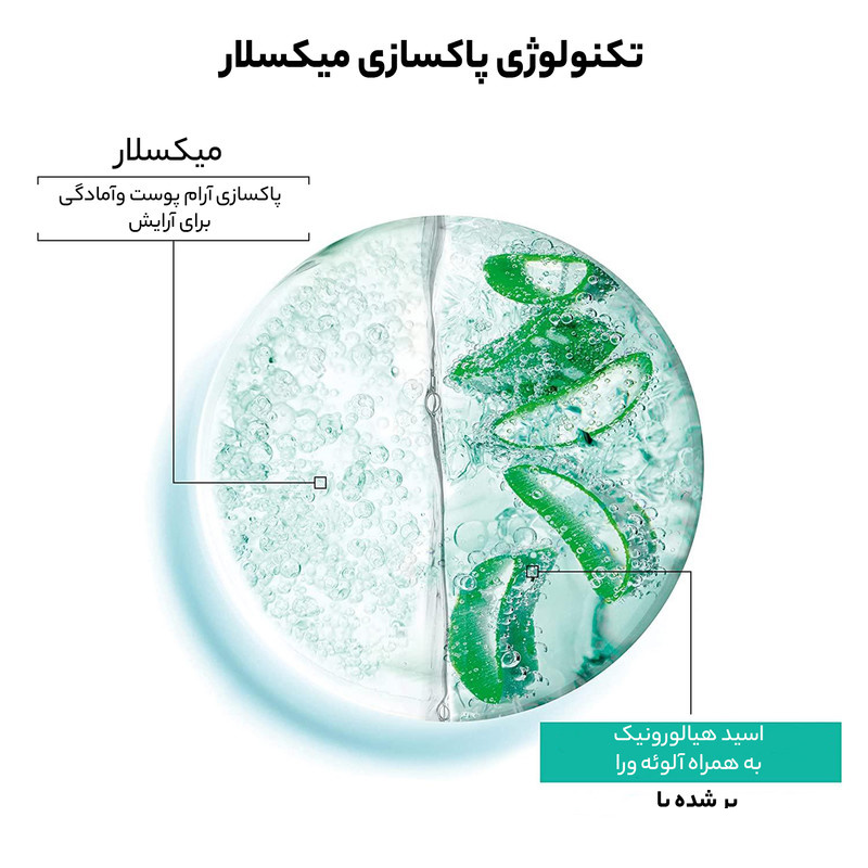 تونر پاک کننده صورت گارنیه مدل Aloe حجم 200 میلی لیتر تونر پاک کننده صورت گارنیه مدل Aloe حجم 200 میلی لیتر