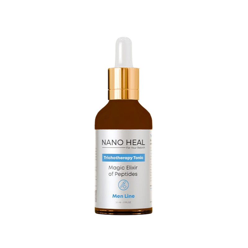 سرم تقویت کننده و ضد ریزش آقایان نانوهیل مدل Magic Elixir of Peptides مناسب برای انواع مو حجم 50 میلی لیتر سرم تقویت کننده و ضد ریزش آقایان نانوهیل مدل Magic Elixir of Peptides مناسب برای انواع مو حجم 50 میلی لیتر