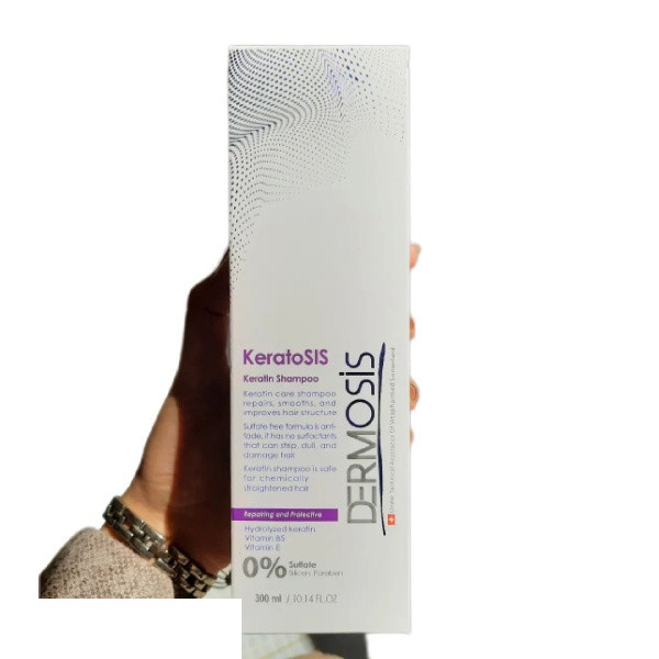 شامپو تقویت کننده و ترمیم کننده مو درموسیس مدل KeratosIs حجم 300 میلی لیتر شامپو تقویت کننده و ترمیم کننده مو درموسیس مدل KeratosIs حجم 300 میلی لیتر
