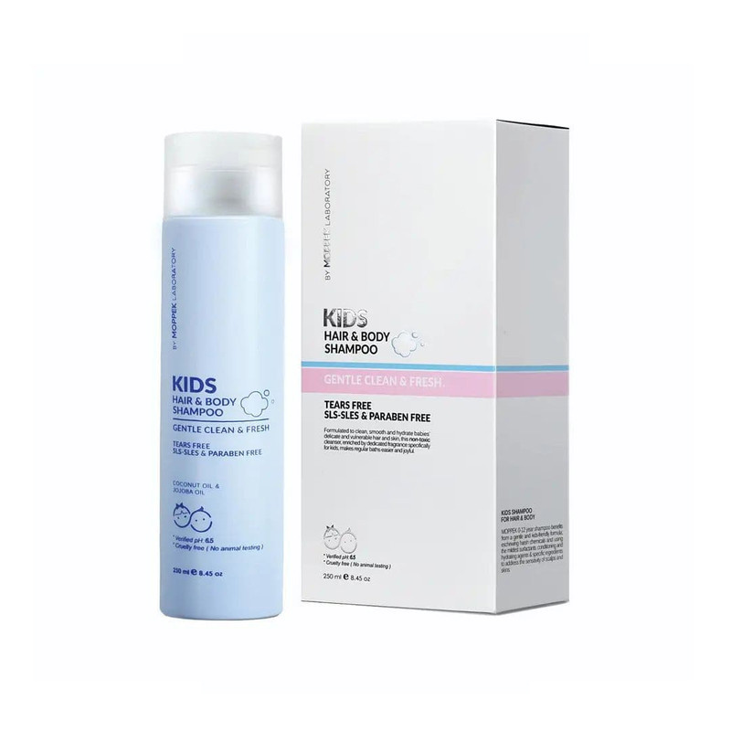 شامپو سر و بدن کودک موپک مدل GENTLE CLEAN & FRESH حجم 250 میلی لیتر شامپو سر و بدن کودک موپک مدل GENTLE CLEAN & FRESH حجم 250 میلی لیتر