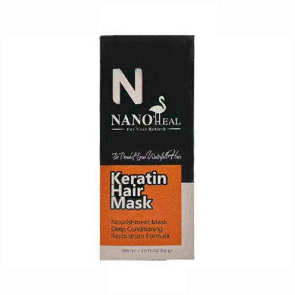 ماسک مو نانو هیل مدل keratin حجم 300 میلی لیتر ماسک مو نانو هیل مدل keratin حجم 300 میلی لیتر