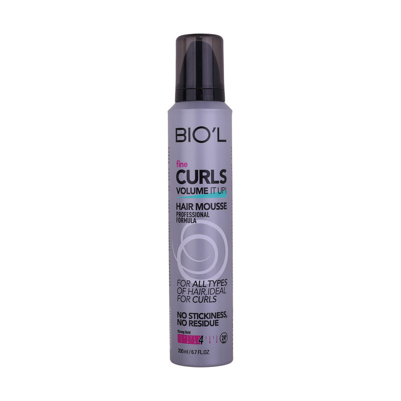 موس مو بیول مدل 4 FINE CURLS مناسب موهای فر حجم 200 میلی لیتر موس مو بیول مدل 4 FINE CURLS مناسب موهای فر حجم 200 میلی لیتر