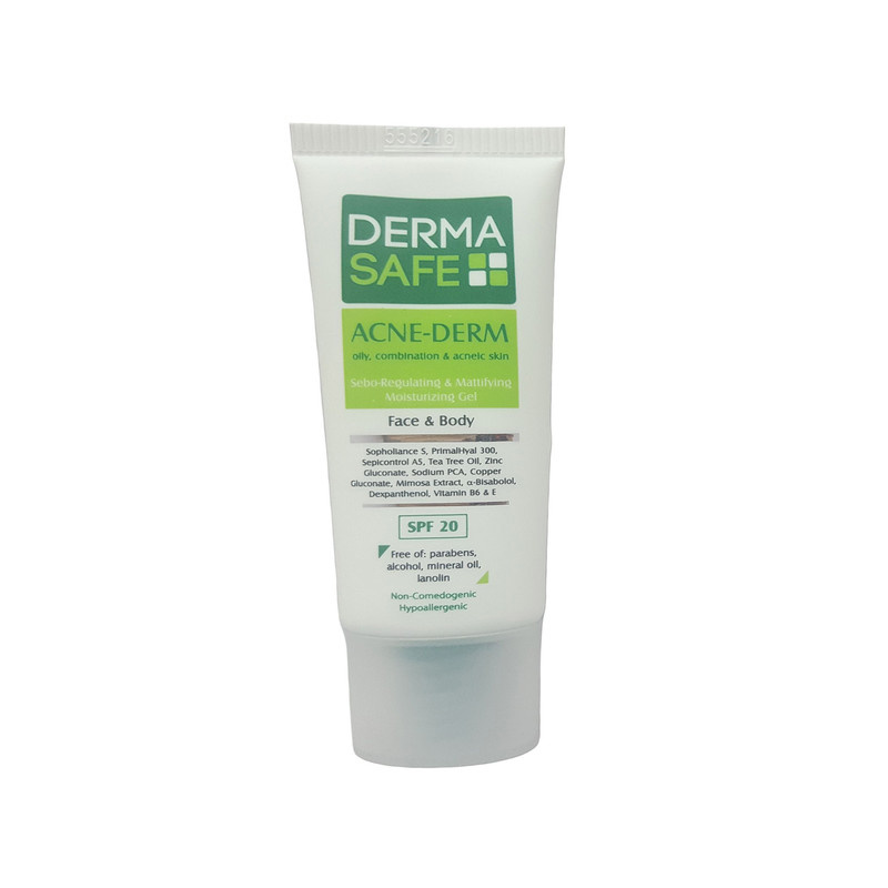 ژل مرطوب کننده درماسیف مدل ACNE-DERM حجم 40 میلی لیتر ژل مرطوب کننده درماسیف مدل ACNE-DERM حجم 40 میلی لیتر