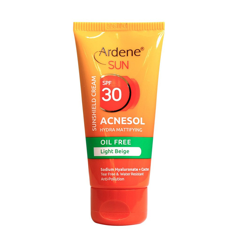 کرم ضد آفتاب رنگی آردن SPF 30 مدل Acnesol مناسب پوست های چرب و مختلط حجم 50 میلیلیتر کرم ضد آفتاب رنگی آردن SPF 30 مدل Acnesol مناسب پوست های چرب و مختلط حجم 50 میلیلیتر