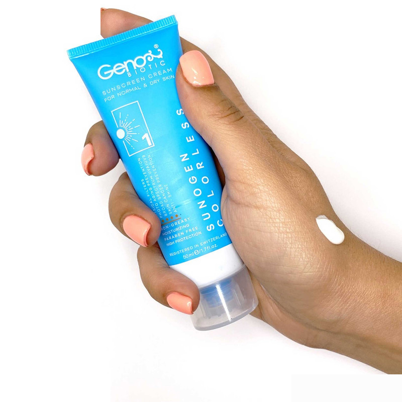 کرم ضد آفتاب بیرنگ ژنوبایوتیک SPF 50 مدل 388 مناسب پوست های حجم میلیلیتر کرم ضد آفتاب بیرنگ ژنوبایوتیک SPF 50 مدل 388 مناسب پوست های حجم میلیلیتر