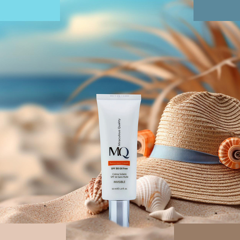 کرم ضدآفتاب بیرنگ ام کیو SPF50 مدل INVISIBLE مناسب پوست های چرب حجم 55 میلیلیتر کرم ضدآفتاب بیرنگ ام کیو SPF50 مدل INVISIBLE مناسب پوست های چرب حجم 55 میلیلیتر