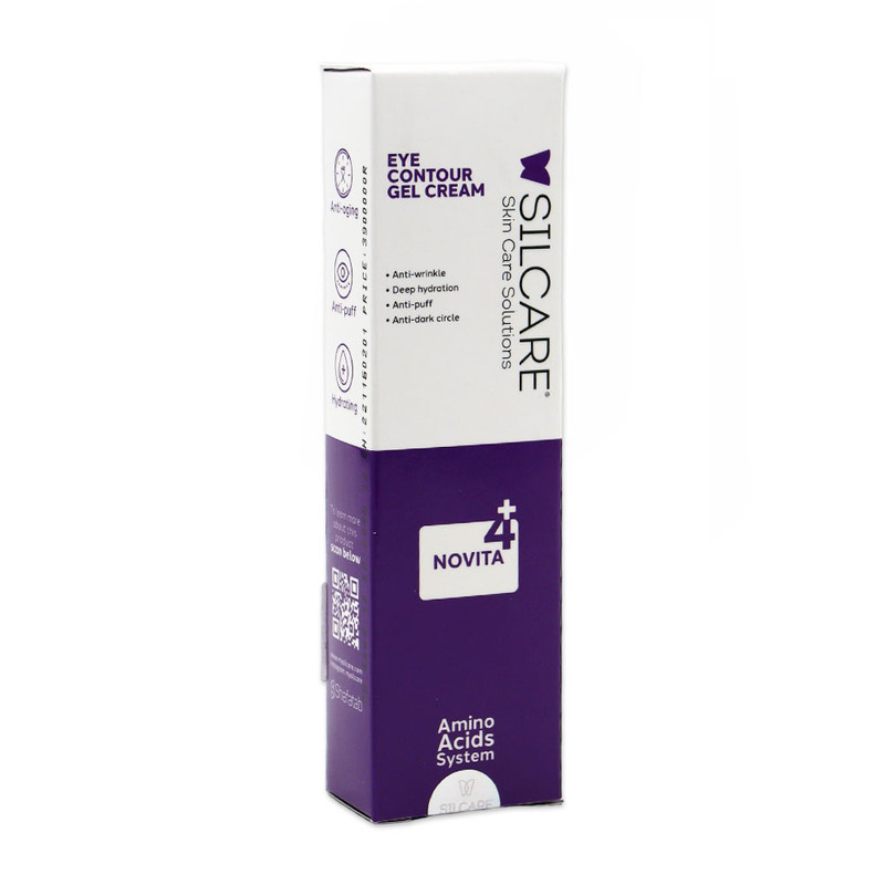 کرم ژل دور چشم سیلکِر مدل Novita+4 حجم 20میلی لیتر کرم ژل دور چشم سیلکِر مدل Novita+4 حجم 20میلی لیتر