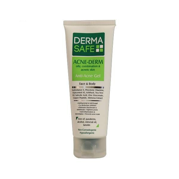 ژل ضد جوش درماسیف مدل Acne Derm حجم ۷۵ میلی لیتر ژل ضد جوش درماسیف مدل Acne Derm حجم ۷۵ میلی لیتر