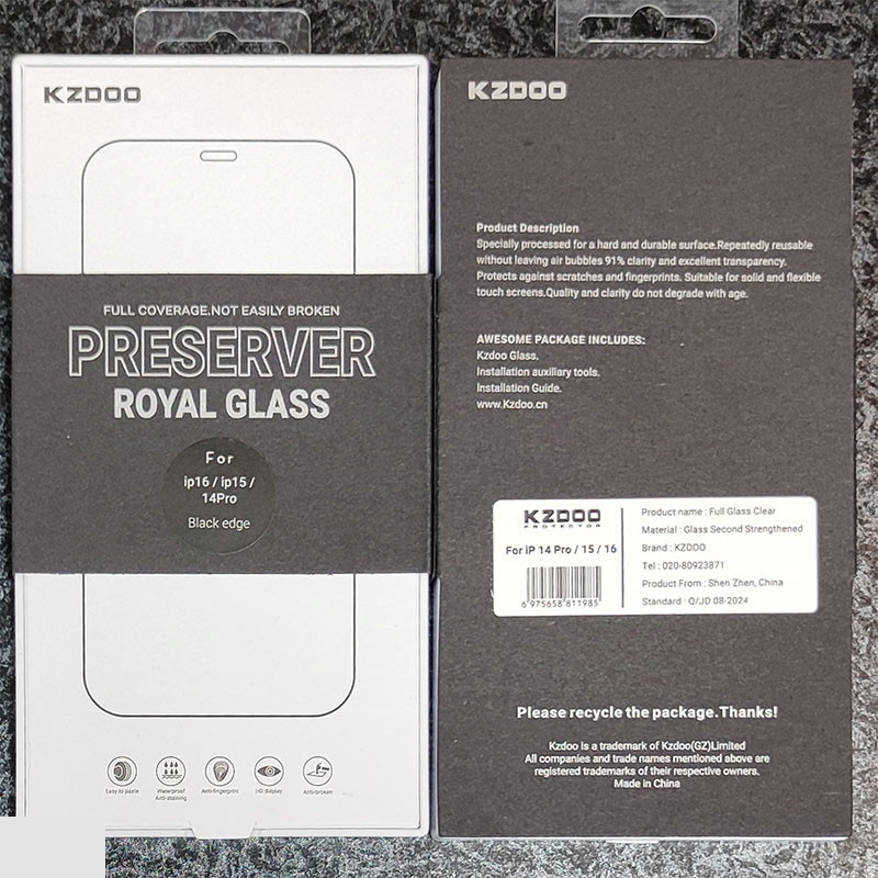 محافظ صفحه نمایش کی -زد دوو مدل Full-Glass-k مناسب برای گوشی موبایل اپل iPhone 16/ 15/ 14 Pro محافظ صفحه نمایش کی -زد دوو مدل Full-Glass-k مناسب برای گوشی موبایل اپل iPhone 16/ 15/ 14 Pro