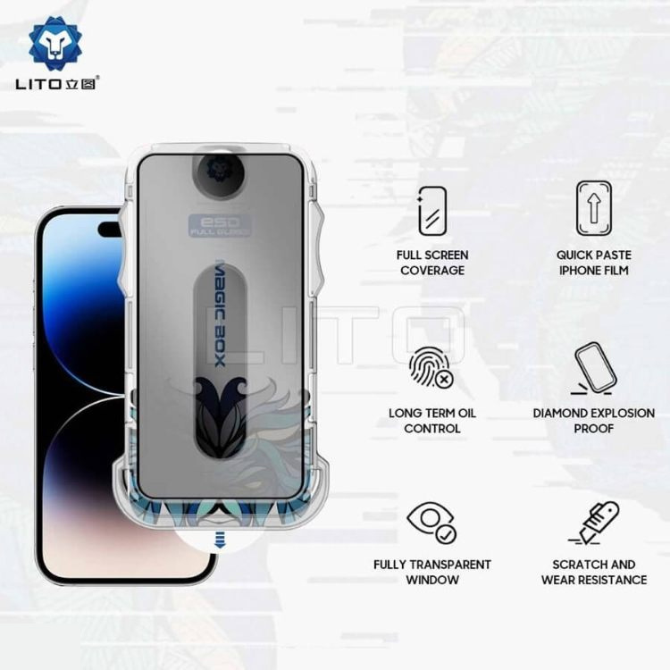 محافظ صفحه نمایش گوشی لیتو مدل پرایوسی مناسب اپل iPhone 17 Air محافظ صفحه نمایش گوشی لیتو مدل پرایوسی مناسب اپل iPhone 17 Air