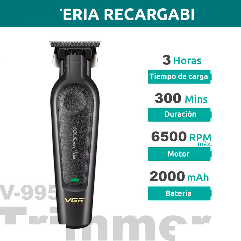 ماشین اصلاح موی سر و صورت شارژی وی جی ار مدل V-197 & 995 مجموعه 2 عددی ماشین اصلاح موی سر و صورت شارژی وی جی ار مدل V-197 & 995 مجموعه 2 عددی