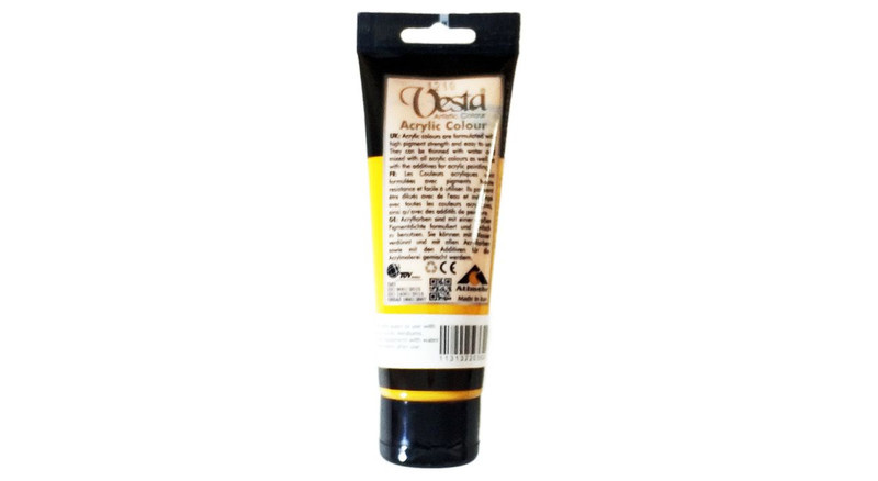 رنگ اکریلیک وستا مدل 09 Cadmium Yellow Hue حجم 75 میلی لیتر رنگ اکریلیک وستا مدل 09 Cadmium Yellow Hue حجم 75 میلی لیتر