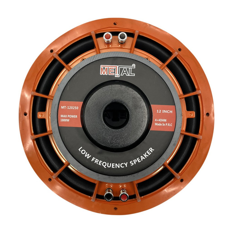 ساب ووفر پشت خودرو متال مدل MT-120250 سایز 12 اینچ ساب ووفر پشت خودرو متال مدل MT-120250 سایز 12 اینچ