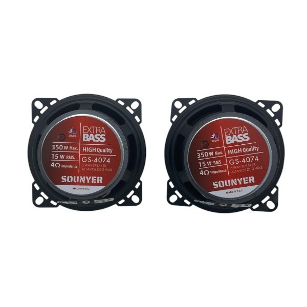 اسپیکر درب جلو راست خودرو سونیر مدل GS-4074 سایز 4 اینچ بسته دو عددی اسپیکر درب جلو راست خودرو سونیر مدل GS-4074 سایز 4 اینچ بسته دو عددی