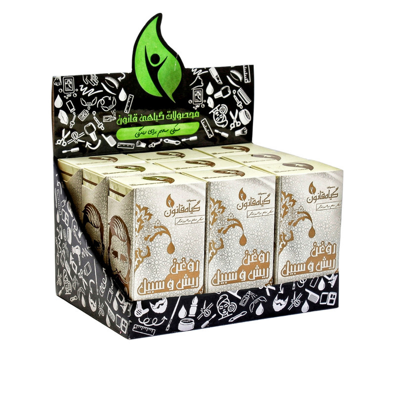 روغن ریش و سبیل گیاه قانون مدل 9 حجم 30 میلی لیتر مجموعه 9 عددی روغن ریش و سبیل گیاه قانون مدل 9 حجم 30 میلی لیتر مجموعه 9 عددی