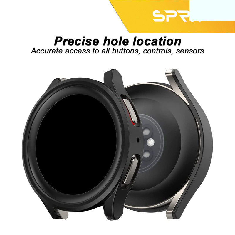 کاور اسپریگ مدل SPG Case مناسب برای ساعت هوشمند سامسونگ Galaxy Watch 5 44mm به همراه محافظ صفحه نمایش