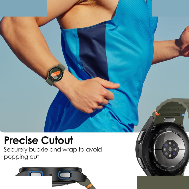کاور ام گلس مدل PC Bumper MG مناسب برای ساعت هوشمند سامسونگ Galaxy Watch 7 40mm به همراه محافظ صفحه نمایش کاور ام گلس مدل PC Bumper MG مناسب برای ساعت هوشمند سامسونگ Galaxy Watch 7 40mm به همراه محافظ صفحه نمایش
