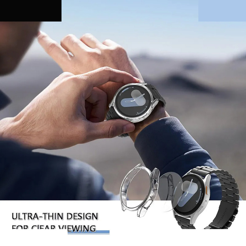 کاور ام گلس مدل PC Bumper MG مناسب برای ساعت هوشمند سامسونگ Galaxy Watch 7 44mm به همراه محافظ صفحه نمایش کاور ام گلس مدل PC Bumper MG مناسب برای ساعت هوشمند سامسونگ Galaxy Watch 7 44mm به همراه محافظ صفحه نمایش