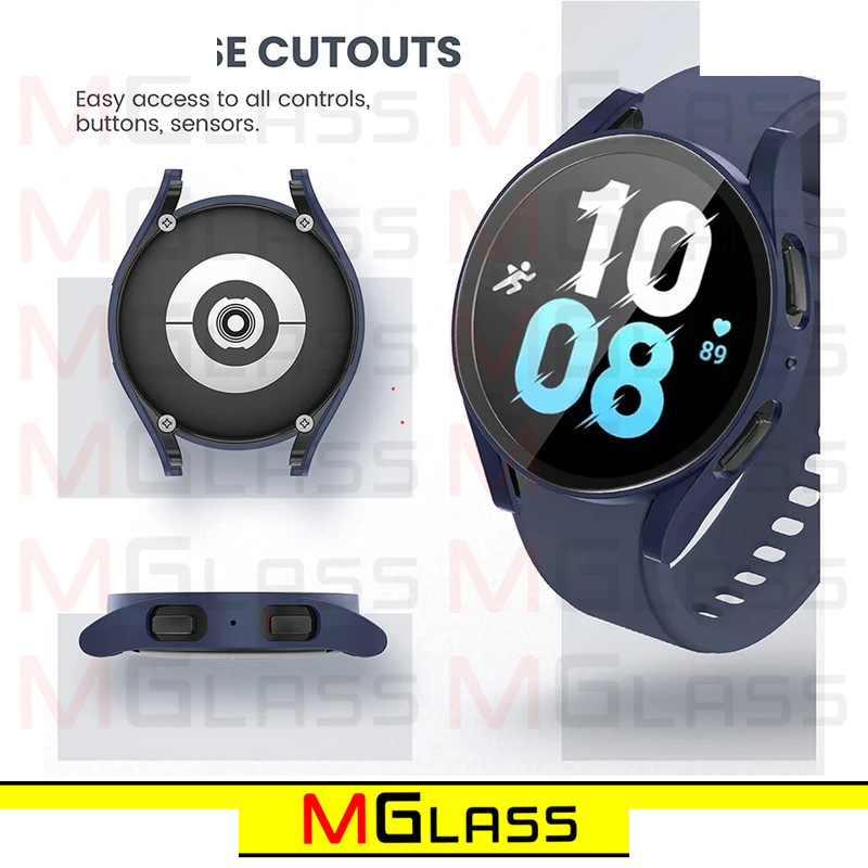 کاور ام گلس مدل PC-Bumper-MG مناسب برای ساعت هوشمند سامسونگ Galaxy Watch 5 40mm به همراه محافظ صفحه نمایش کاور ام گلس مدل PC-Bumper-MG مناسب برای ساعت هوشمند سامسونگ Galaxy Watch 5 40mm به همراه محافظ صفحه نمایش