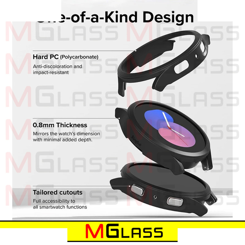 کاور ام گلس مدل MG-360 مناسب برای ساعت هوشمند سامسونگ Galaxy Watch 6 40mm به همراه محافظ صفحه نمایش کاور ام گلس مدل MG-360 مناسب برای ساعت هوشمند سامسونگ Galaxy Watch 6 40mm به همراه محافظ صفحه نمایش