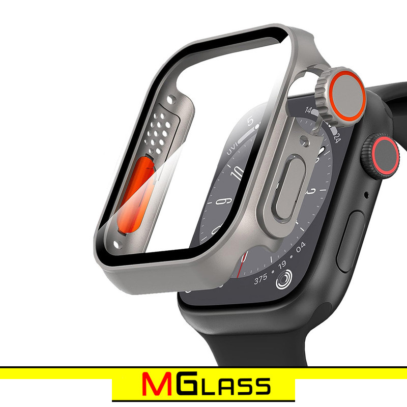 کاور ام گلس مدل MG-Ultra مناسب برای اپل واچ 45 میلی متری به همراه محافظ صفحه نمایش کاور ام گلس مدل MG-Ultra مناسب برای اپل واچ 45 میلی متری به همراه محافظ صفحه نمایش